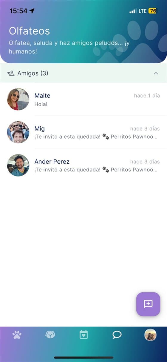 Olfateos: chats con vecinos